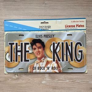 Elvis Presley Rare Collectible License Plate Gold Record The King Of Rock And Ro